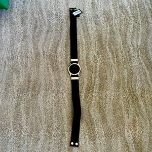 Bebe Brand New Black and Gold Belt 32.5” without stretch